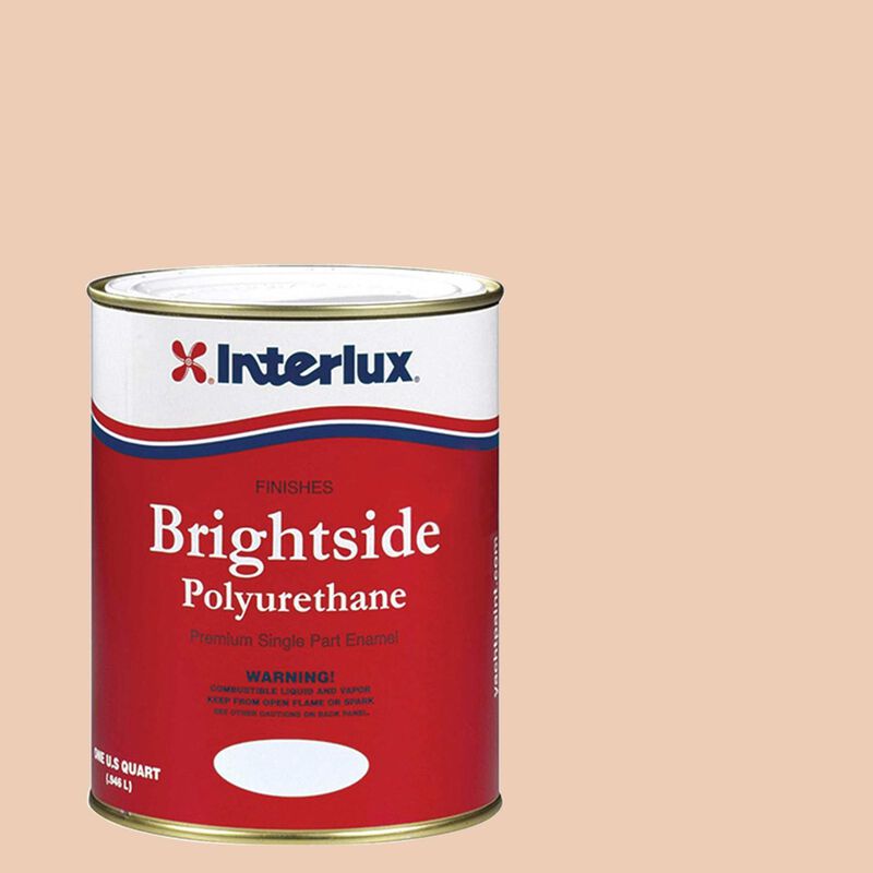 INTERLUX YACHT FINISHES, Interlux Brightside Polyurethane Topside Finish, Bristol Beige - Qt.