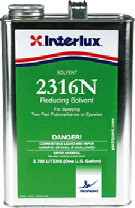 INTERLUX YACHT FINISHES, Interlux Reducing Solvent 2316N - Quart